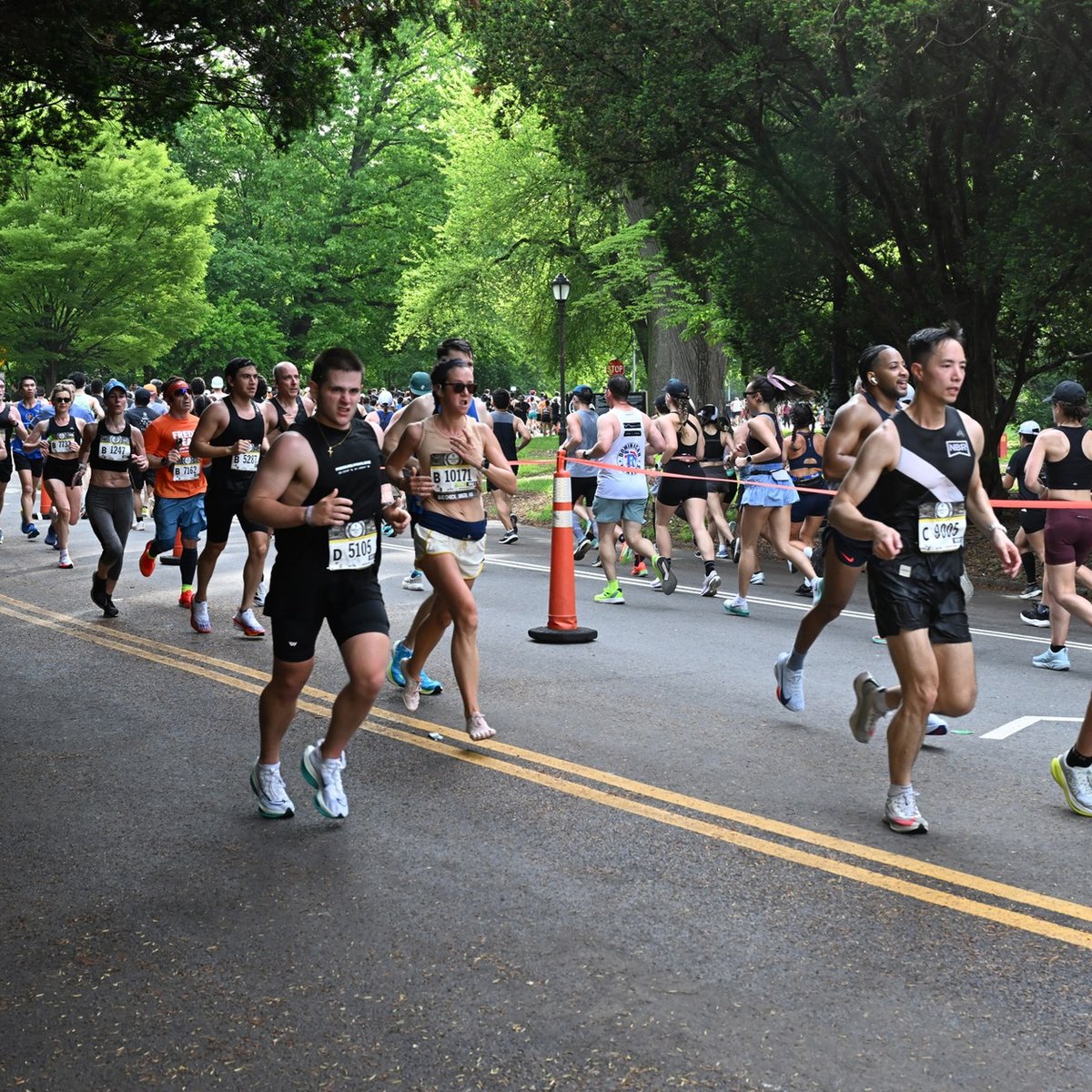 Runners during the RBC Brooklyn Half