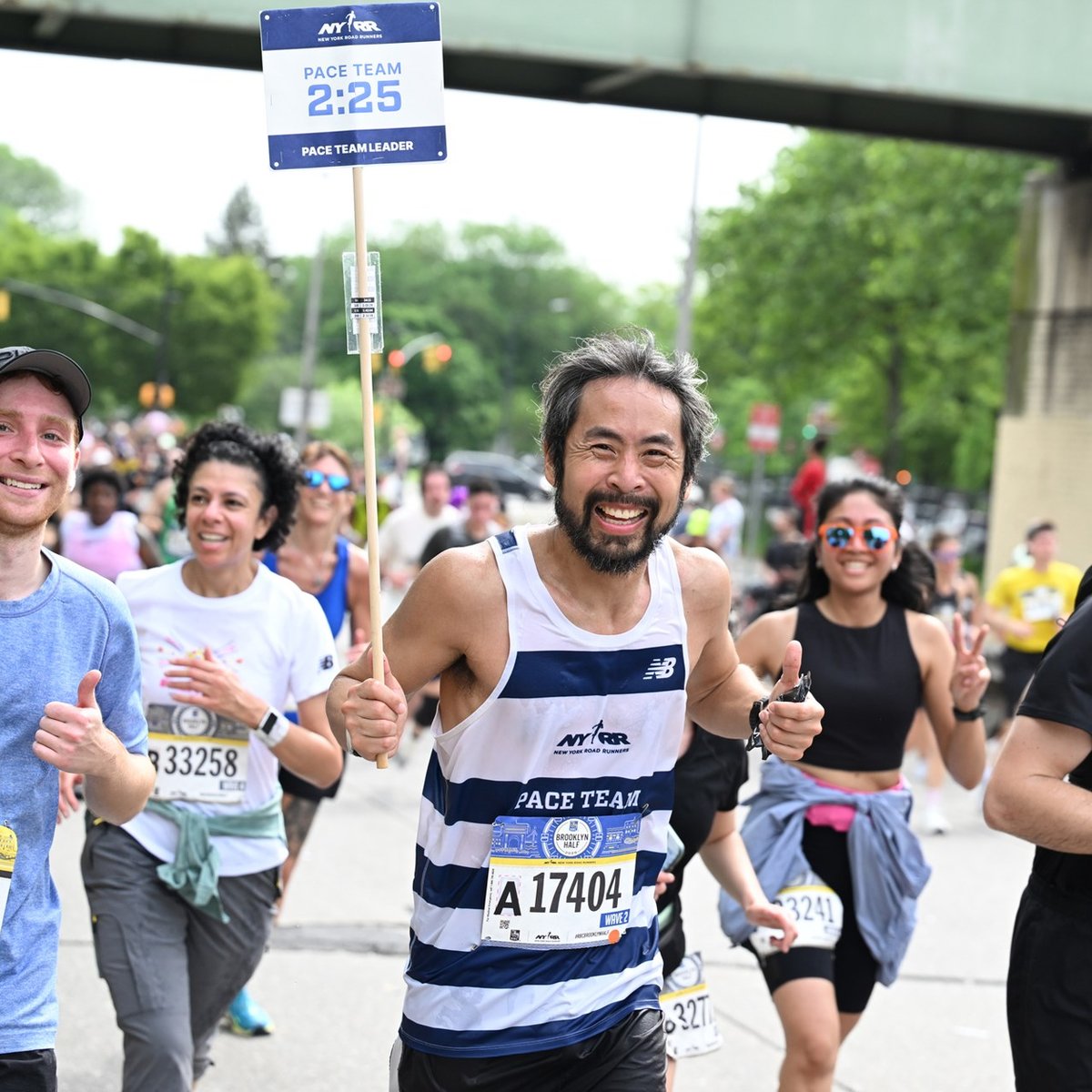 A pacer for the 2:25 time at the RBC Brooklyn Half