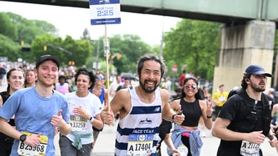 A pacer for the 2:25 time at the RBC Brooklyn Half