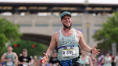 A runner at the RBC Brooklyn Half