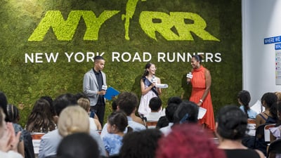 Youth ambassador graduation at the NYRR RUNCenter