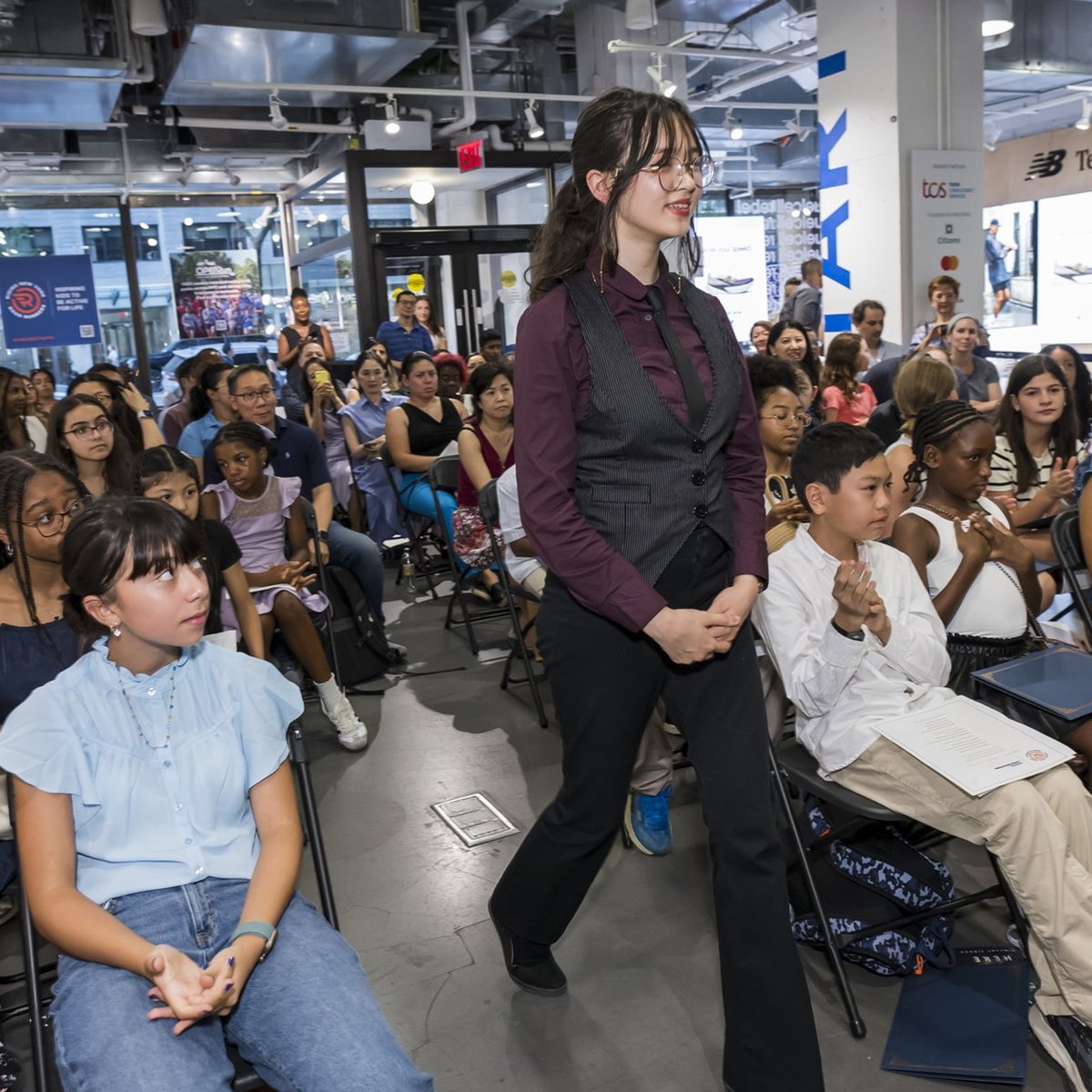The audience at the youth ambassador graduation