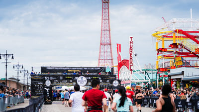 Nearly 28,500 finishers crossing the 2025 RBC Brooklyn Half