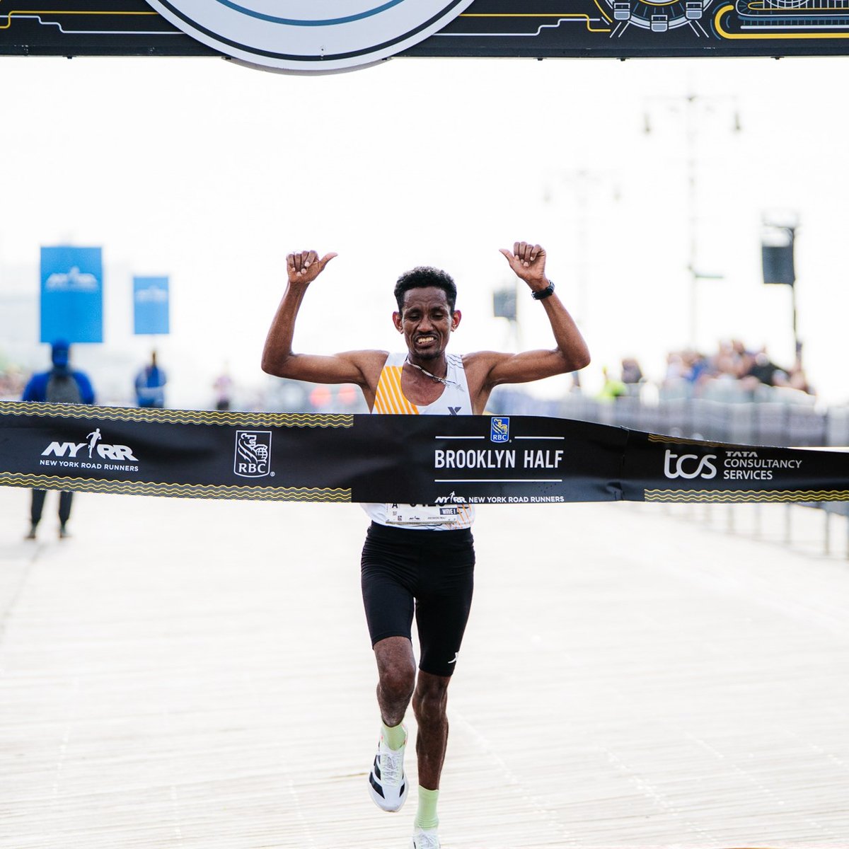 Nearly 28,500 finishers crossing the 2025 RBC Brooklyn Half