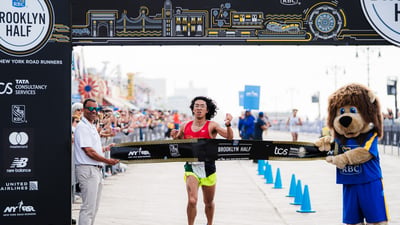 Nearly 28,500 finishers crossing the 2025 RBC Brooklyn Half