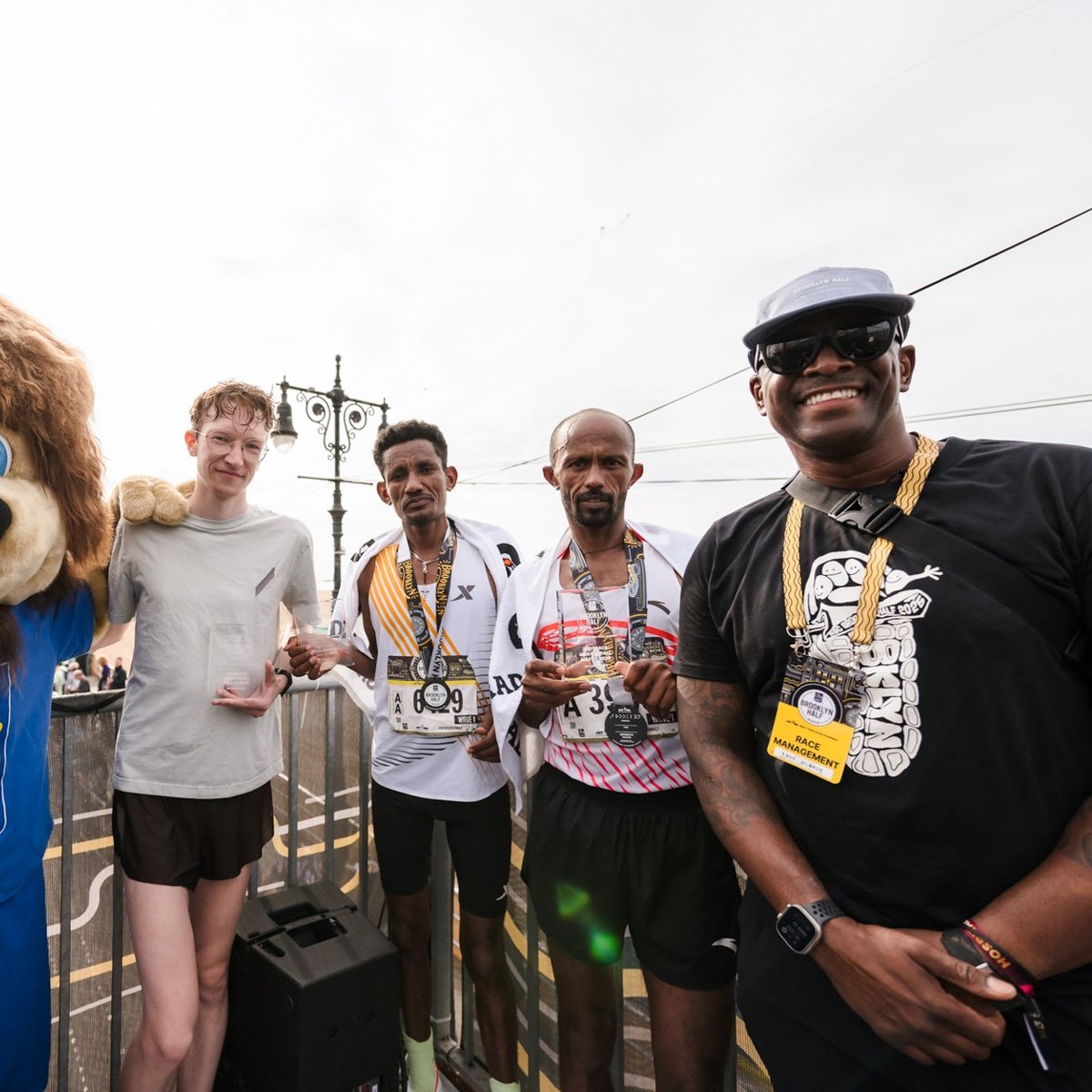 Nearly 28,500 finishers crossing the 2025 RBC Brooklyn Half