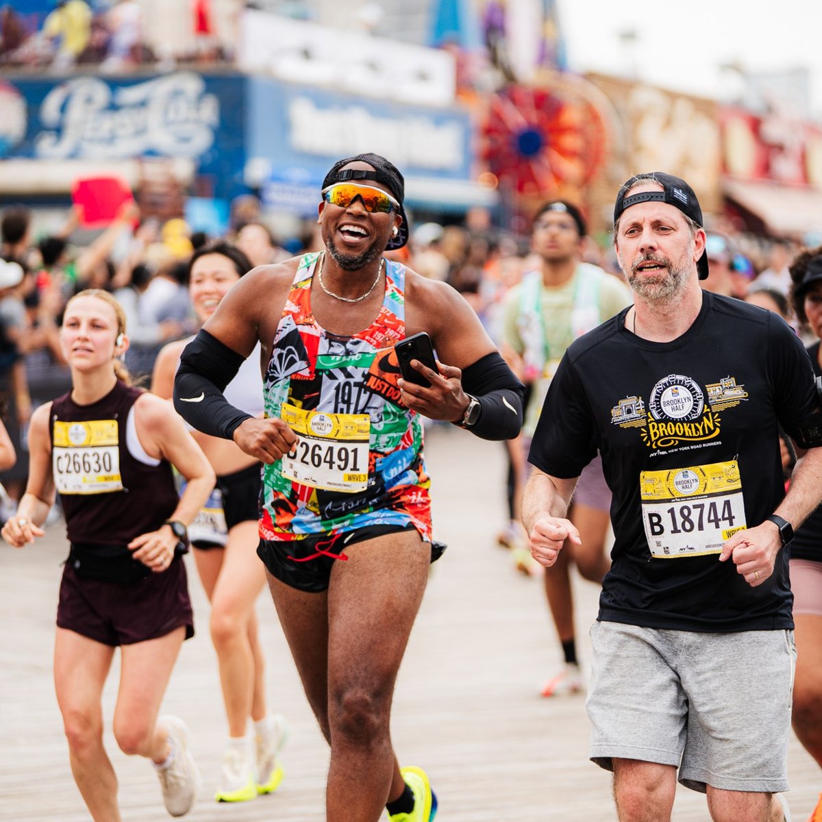 Nearly 28,500 finishers crossing the 2025 RBC Brooklyn Half