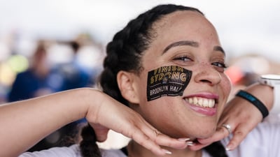 Nearly 28,500 finishers crossing the 2025 RBC Brooklyn Half