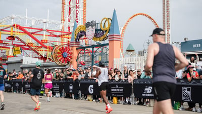Nearly 28,500 finishers crossing the 2025 RBC Brooklyn Half