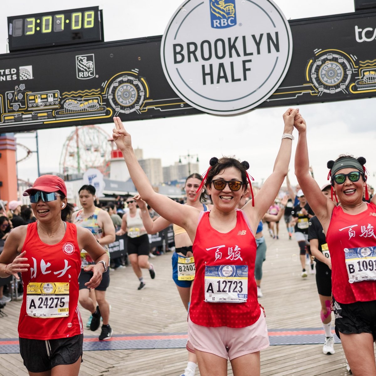 Nearly 28,500 finishers crossing the 2025 RBC Brooklyn Half