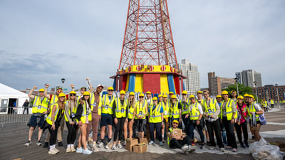 Nearly 28,500 finishers crossing the 2025 RBC Brooklyn Half