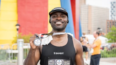 Nearly 28,500 finishers crossing the 2025 RBC Brooklyn Half