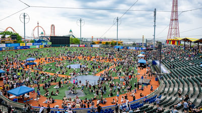 Nearly 28,500 finishers crossing the 2025 RBC Brooklyn Half