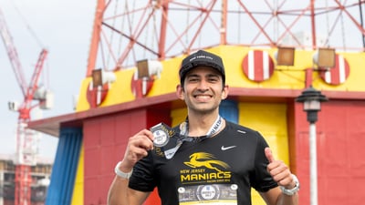 Nearly 28,500 finishers crossing the 2025 RBC Brooklyn Half