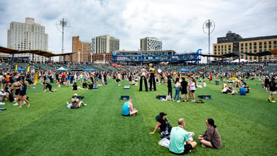 Nearly 28,500 finishers crossing the 2025 RBC Brooklyn Half