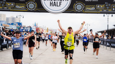 Nearly 28,500 finishers crossing the 2025 RBC Brooklyn Half