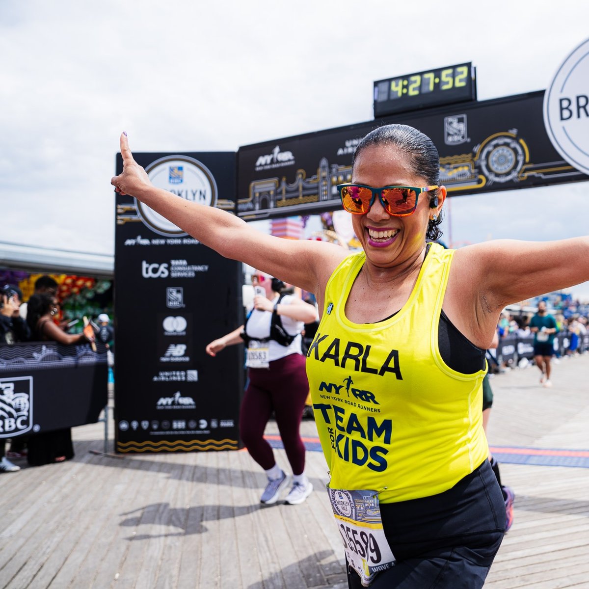 Nearly 28,500 finishers crossing the 2025 RBC Brooklyn Half