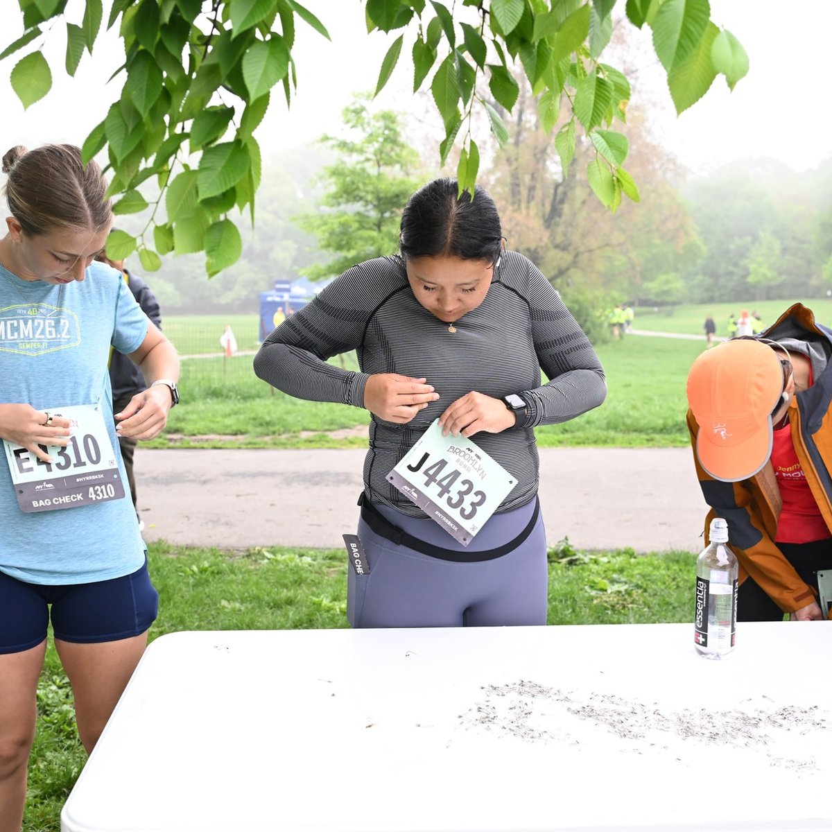 Runners at the Brooklyn R-U-N 5K in Prospect Park