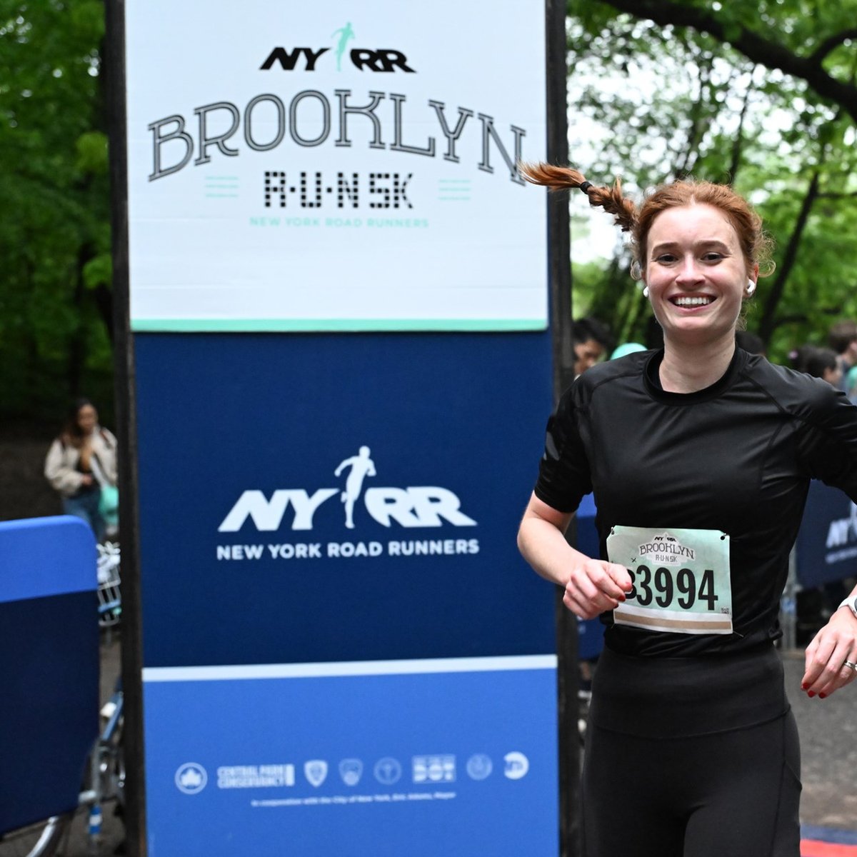 Runners at the Brooklyn R-U-N 5K in Prospect Park
