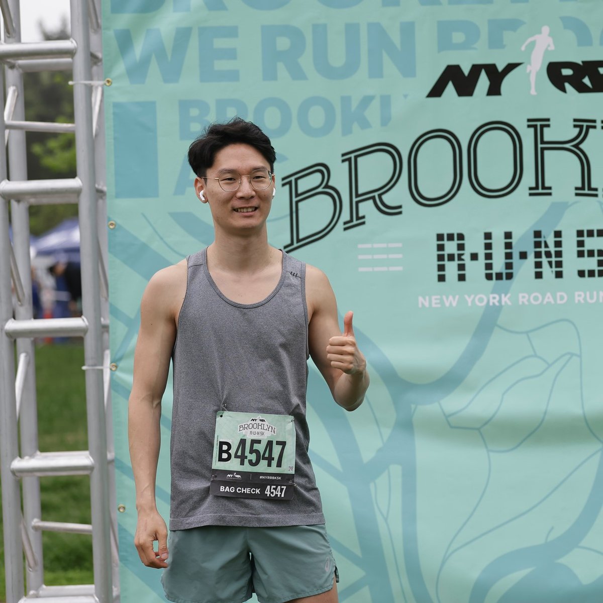 Runners at the Brooklyn R-U-N 5K in Prospect Park