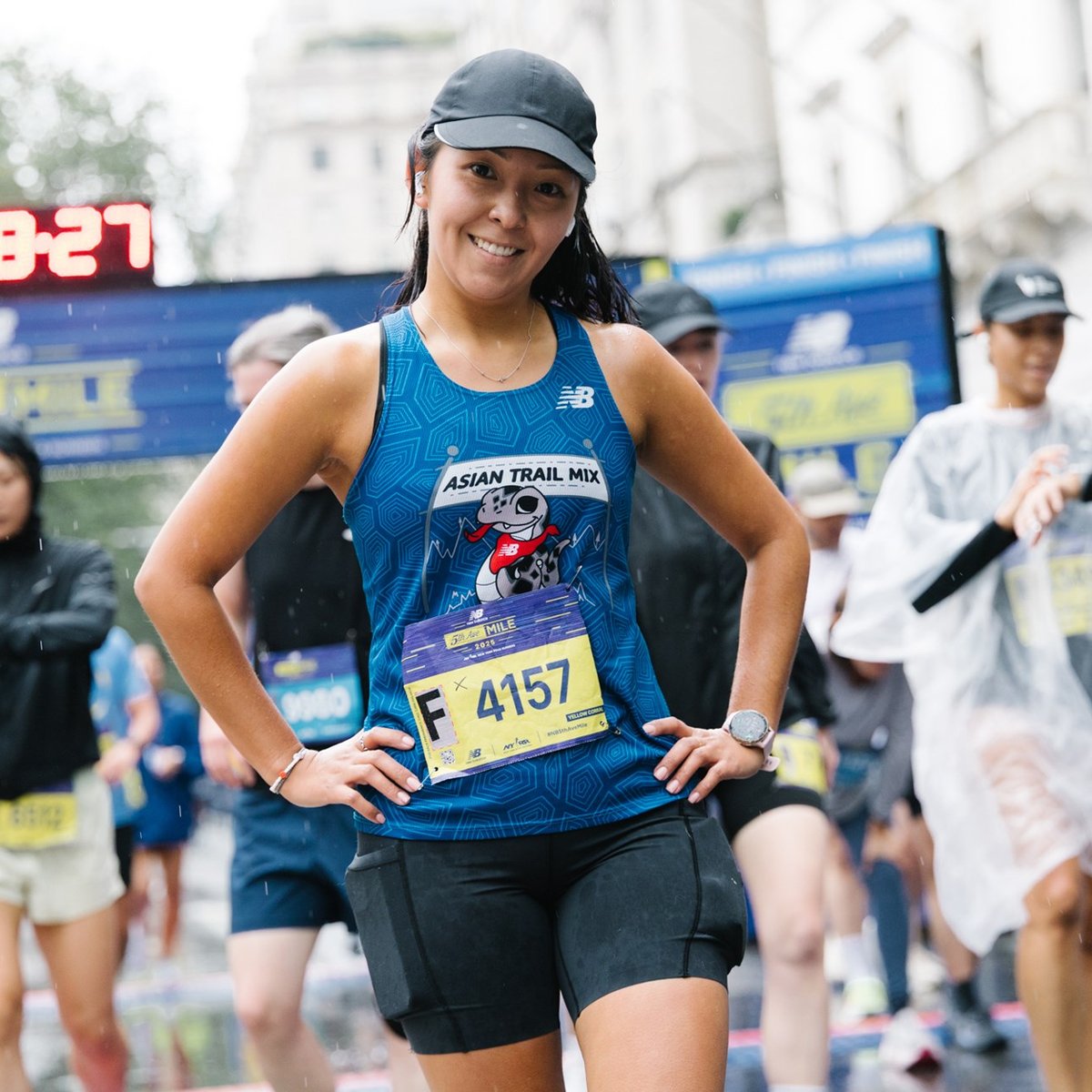 Runners at the 2025 5th Ave Mile