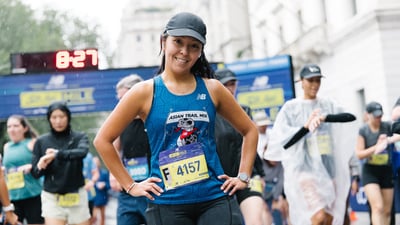 Runners at the 2025 5th Ave Mile