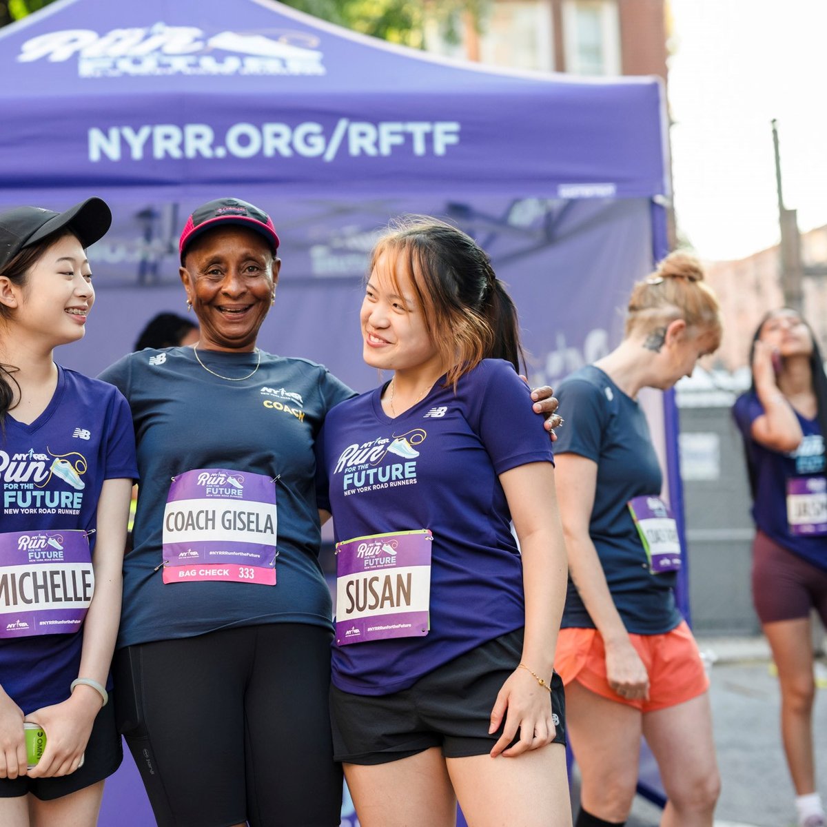 Run for the Future participants at the 2025 Percy Sutton Harlem 5K