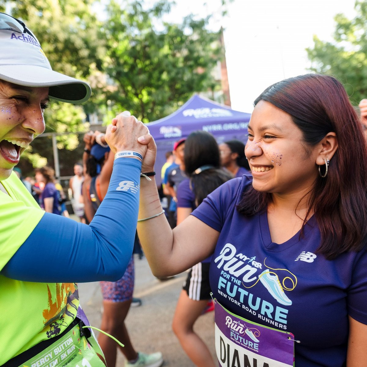 Run for the Future participants at the 2025 Percy Sutton Harlem 5K