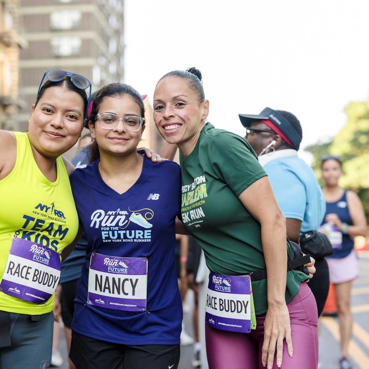 Run for the Future participants at the 2025 Percy Sutton Harlem 5K