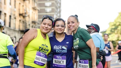 Run for the Future participants at the 2025 Percy Sutton Harlem 5K