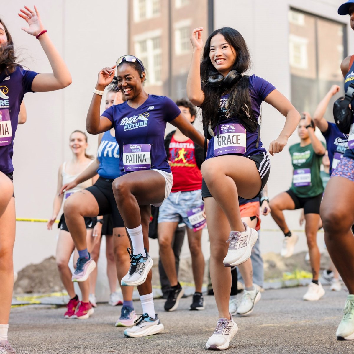 Run for the Future participants at the 2025 Percy Sutton Harlem 5K