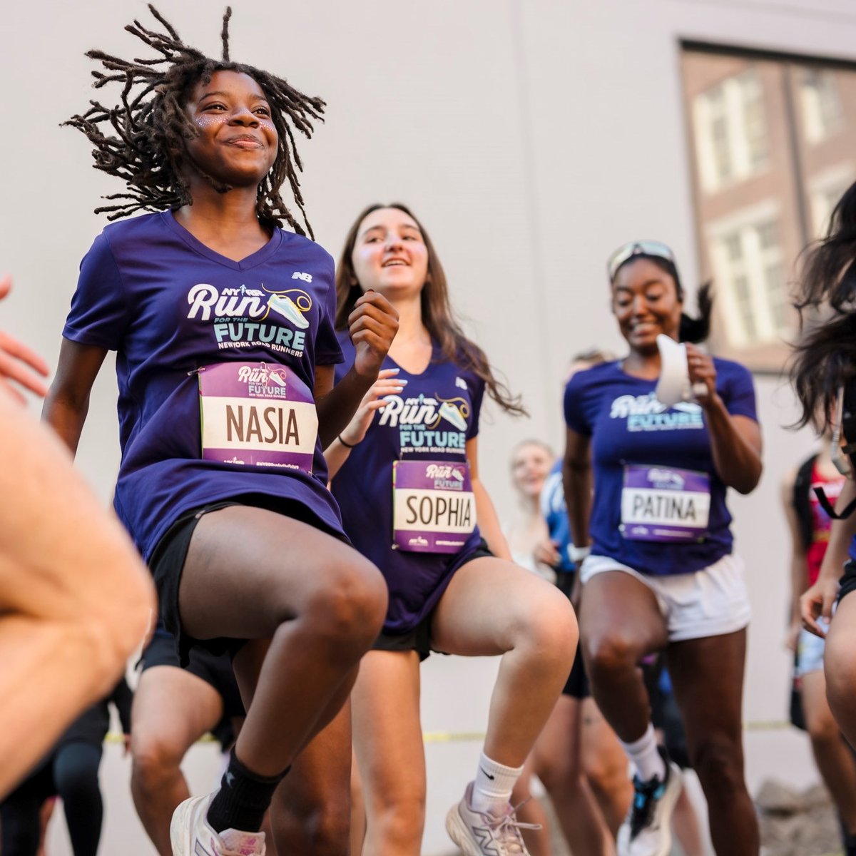 Run for the Future participants at the 2025 Percy Sutton Harlem 5K