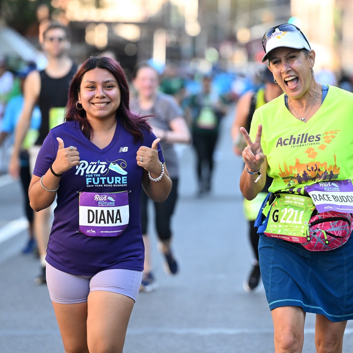 Run for the Future participants at the 2025 Percy Sutton Harlem 5K