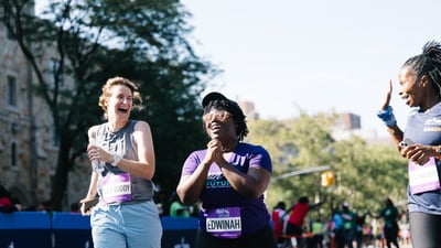 Run for the Future participants at the 2025 Percy Sutton Harlem 5K