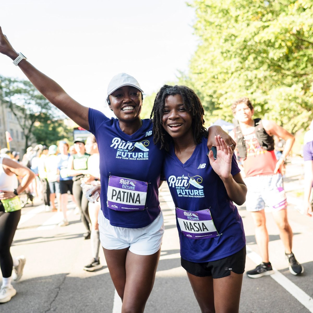 Run for the Future participants at the 2025 Percy Sutton Harlem 5K