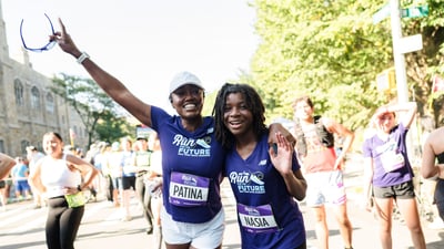 Run for the Future participants at the 2025 Percy Sutton Harlem 5K
