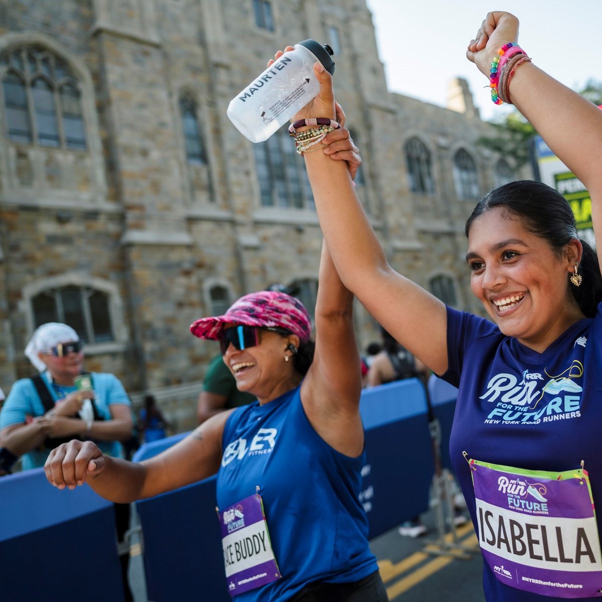 Run for the Future participants at the 2025 Percy Sutton Harlem 5K