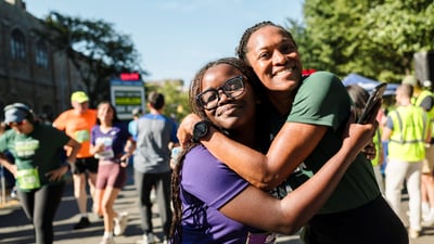 Run for the Future participants at the 2025 Percy Sutton Harlem 5K