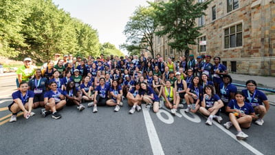 Run for the Future participants at the 2025 Percy Sutton Harlem 5K