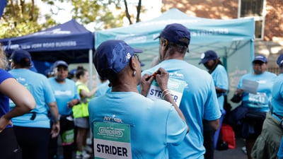 Harlem 5K participants