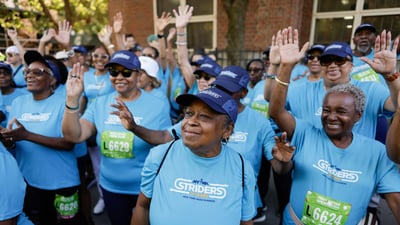 Harlem 5K participants