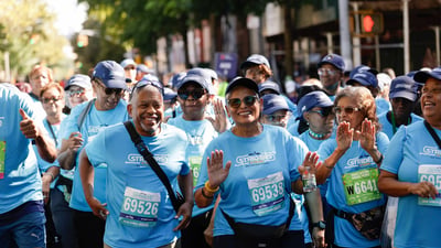 Harlem 5K participants