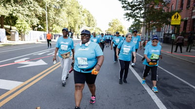 Harlem 5K participants