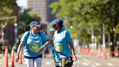 Harlem 5K participants