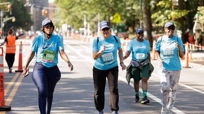 Harlem 5K participants