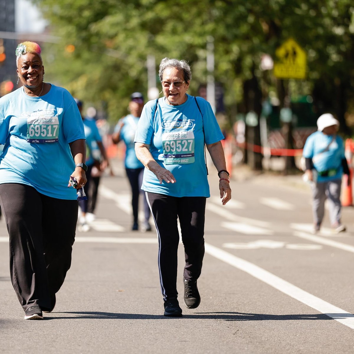 Harlem 5K participants