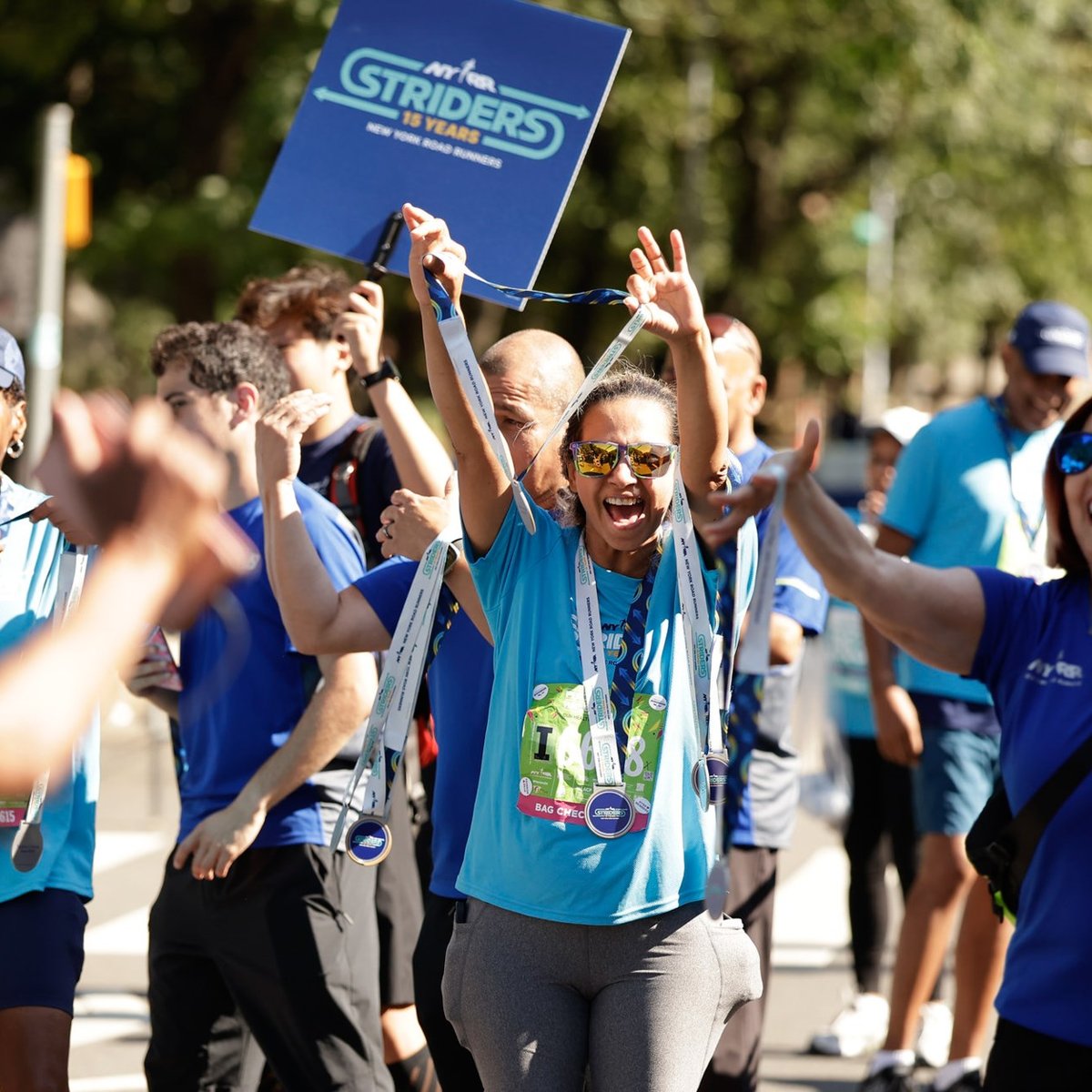 Harlem 5K participants