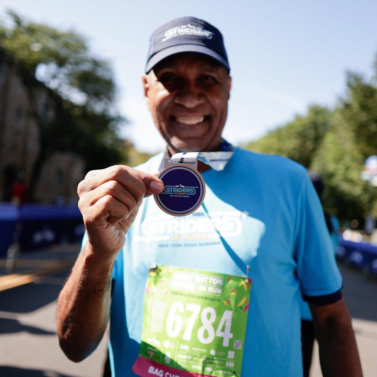 Harlem 5K participant