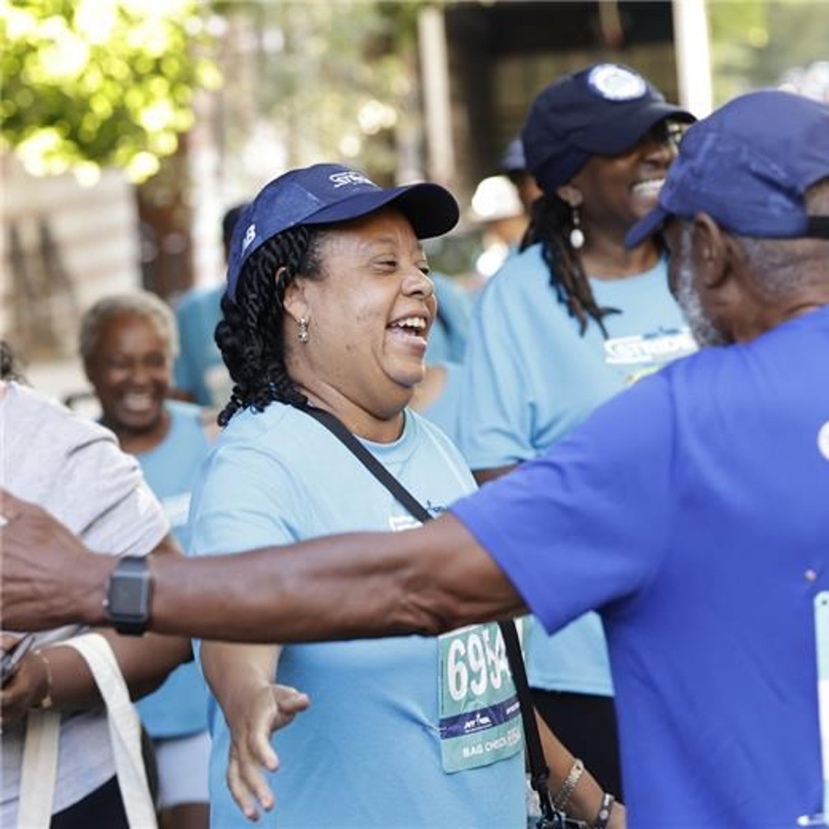 Harlem 5K participant