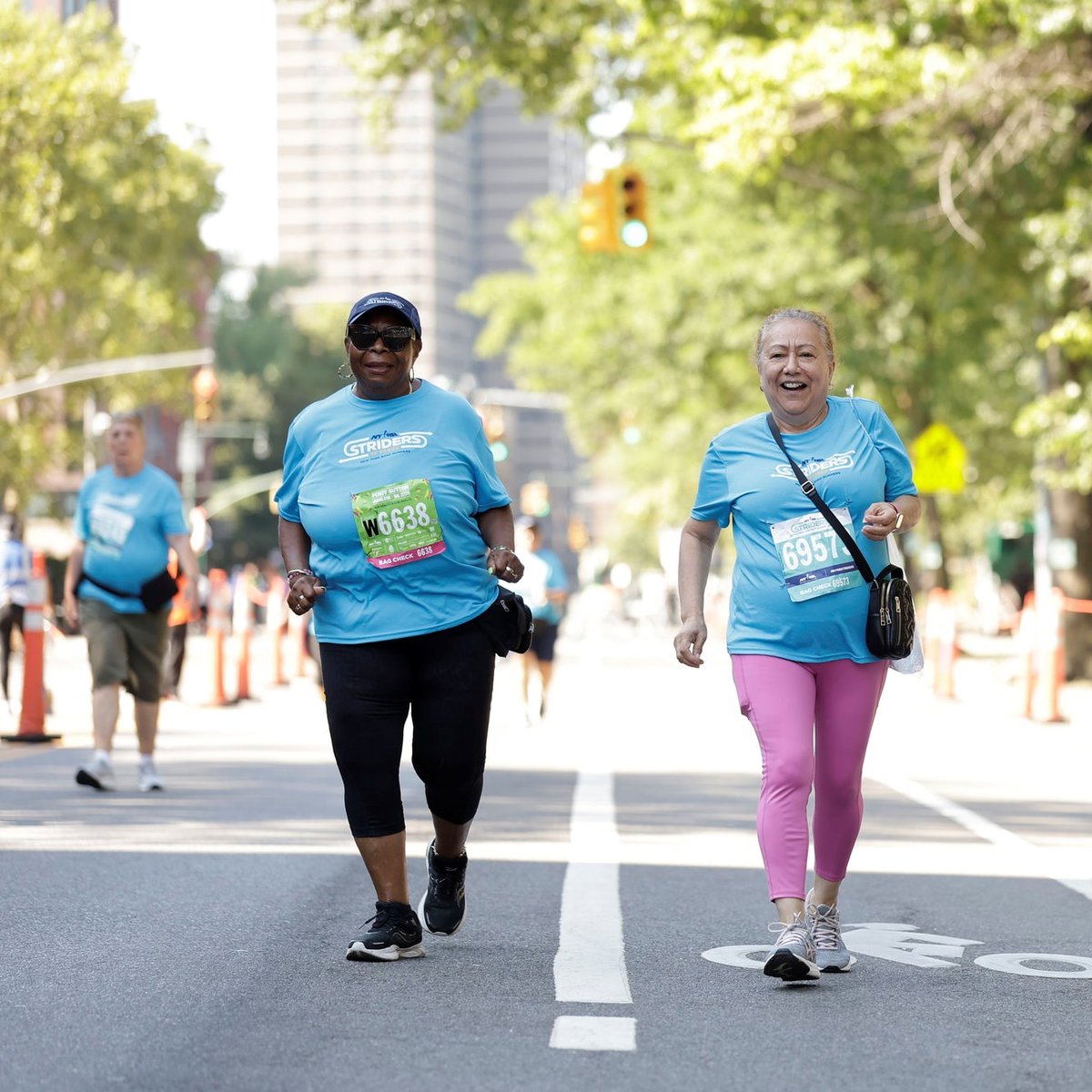 Harlem 5K participant